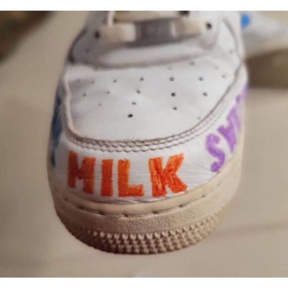 Nike Air sneakers Brock Hampton art One Direction men's size 11 unique 315122 - Picture 5 of 13